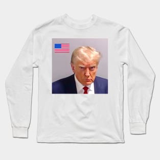 Trump official mugshot Long Sleeve T-Shirt